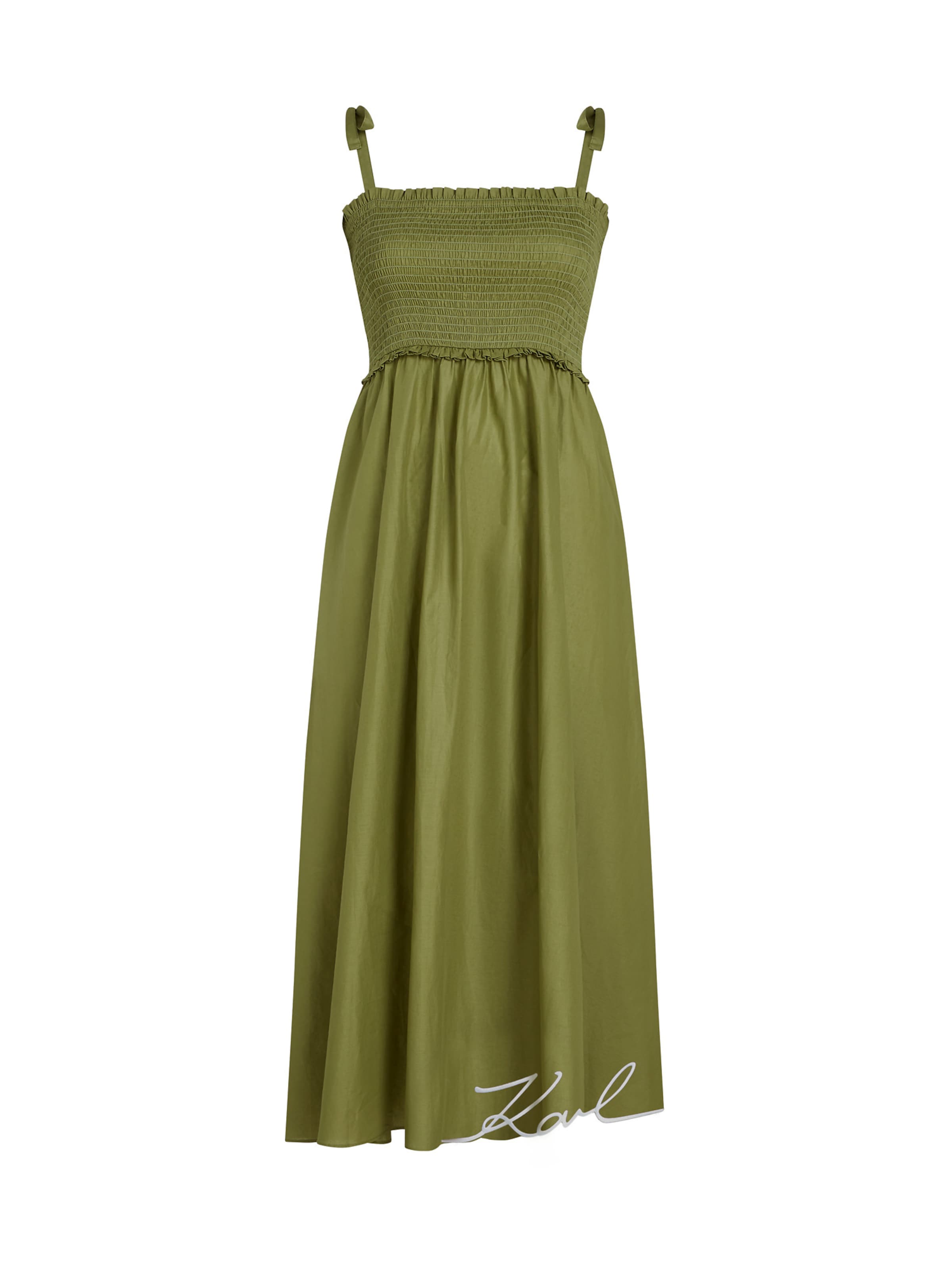 Karl Lagerfeld Strandjurk 'K/Signatur' in Groen: voorkant