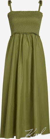 Karl Lagerfeld Rantamekko 'K/Signatur' värissä vihreä: etupuoli