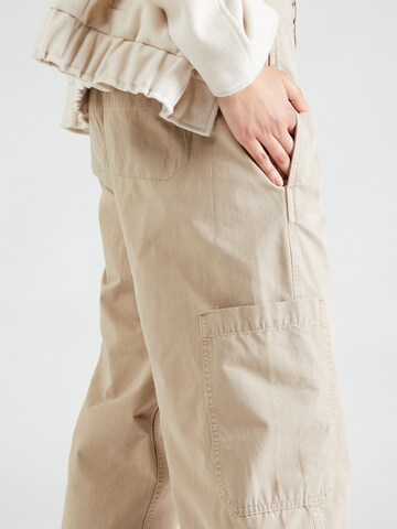 WHITE STUFF Wide leg Cargo Pants 'Carlie' in Beige