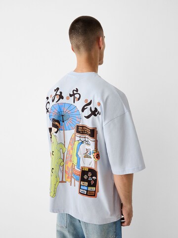 Maglietta di Bershka in blu: frontale