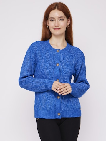 VICCI Germany Knit Cardigan in Blue: front
