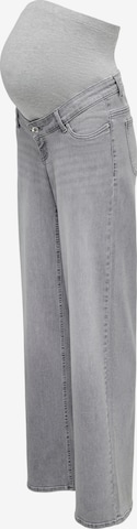 Wide Leg Jean 'OLMMADISON BLUSH' Only Maternity en gris : devant