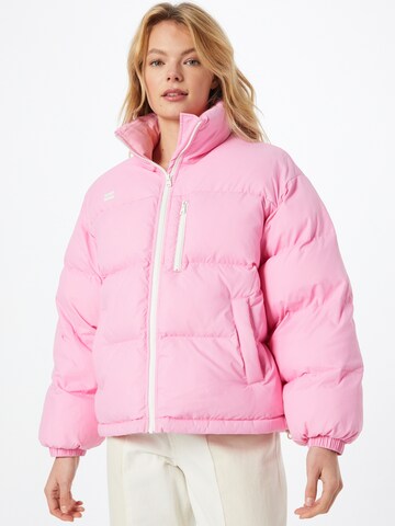 Veste mi-saison 'Noe Short Puffer' LEVI'S ® en rose : devant