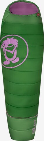 TROLLKIDS Sleeping Bag in Green: front
