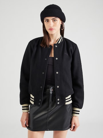 Schott NYC Prehodna jakna 'Serena' | črna barva: sprednja stran