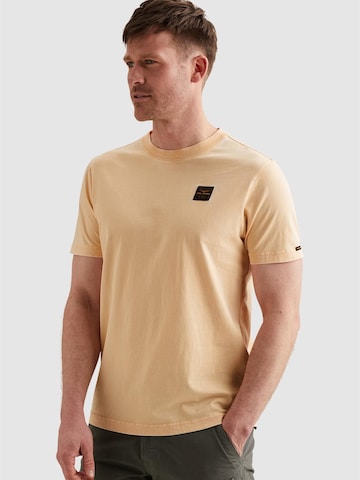 Maglietta 'T-shirt with garment-dye wash' di PME Legend in arancione
