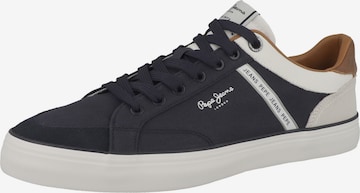 Sneaker bassa 'Kenton Stage' di Pepe Jeans in blu: frontale