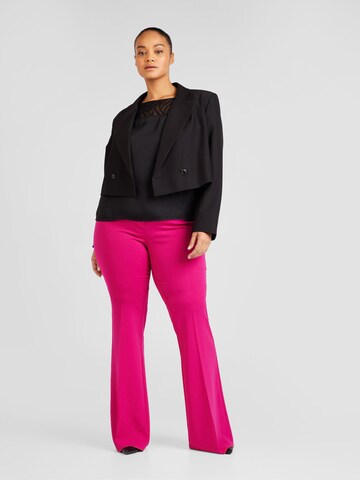 Persona by Marina Rinaldi Flared Broek 'LASTRA' in Roze