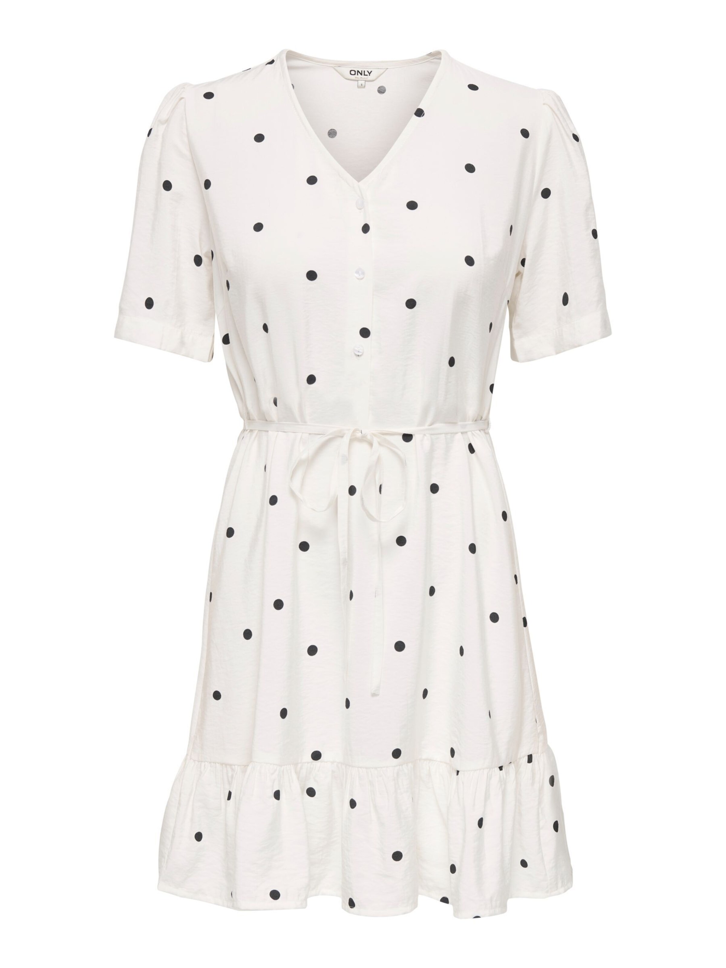 ONLY Jurk 'ONLTuli-Tuta' in de kleur Zwart / Wit, Productweergave