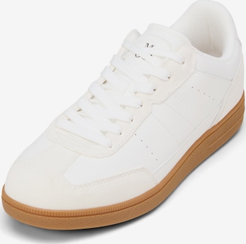 Baskets basses 'Charlie' Marc O'Polo en blanc : devant