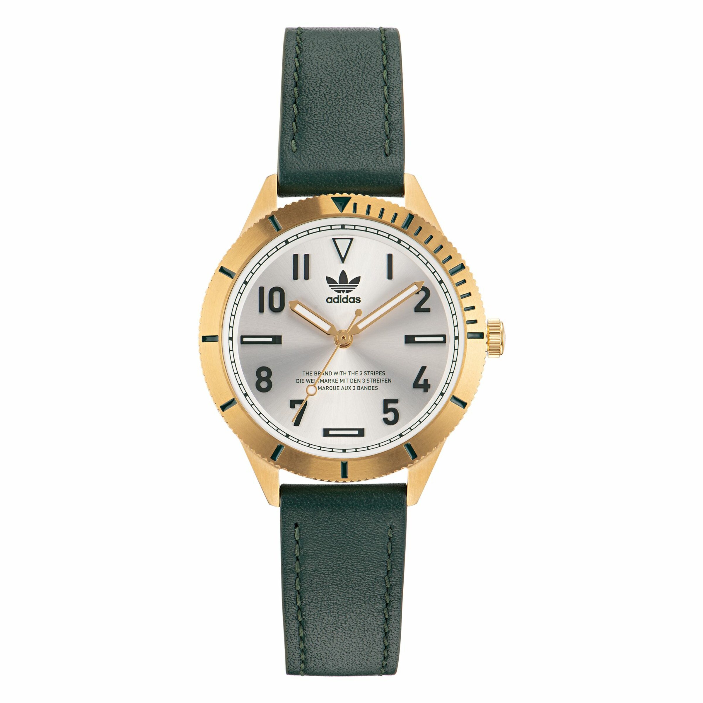ADIDAS ORIGINALS Analoog horloge in Groen: voorkant