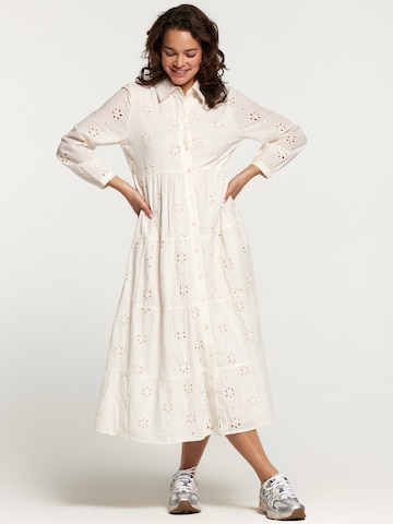 Robe-chemise 'Firenze' Shiwi en blanc : devant