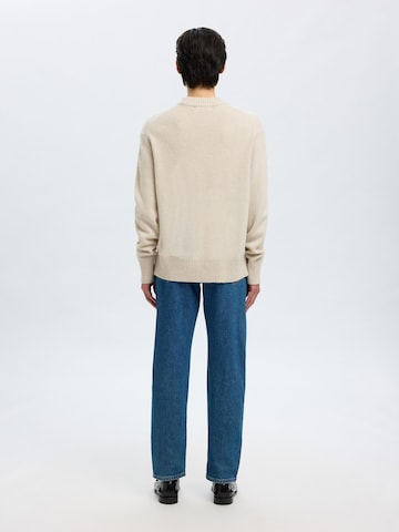 SELECTED - Jersey en beige