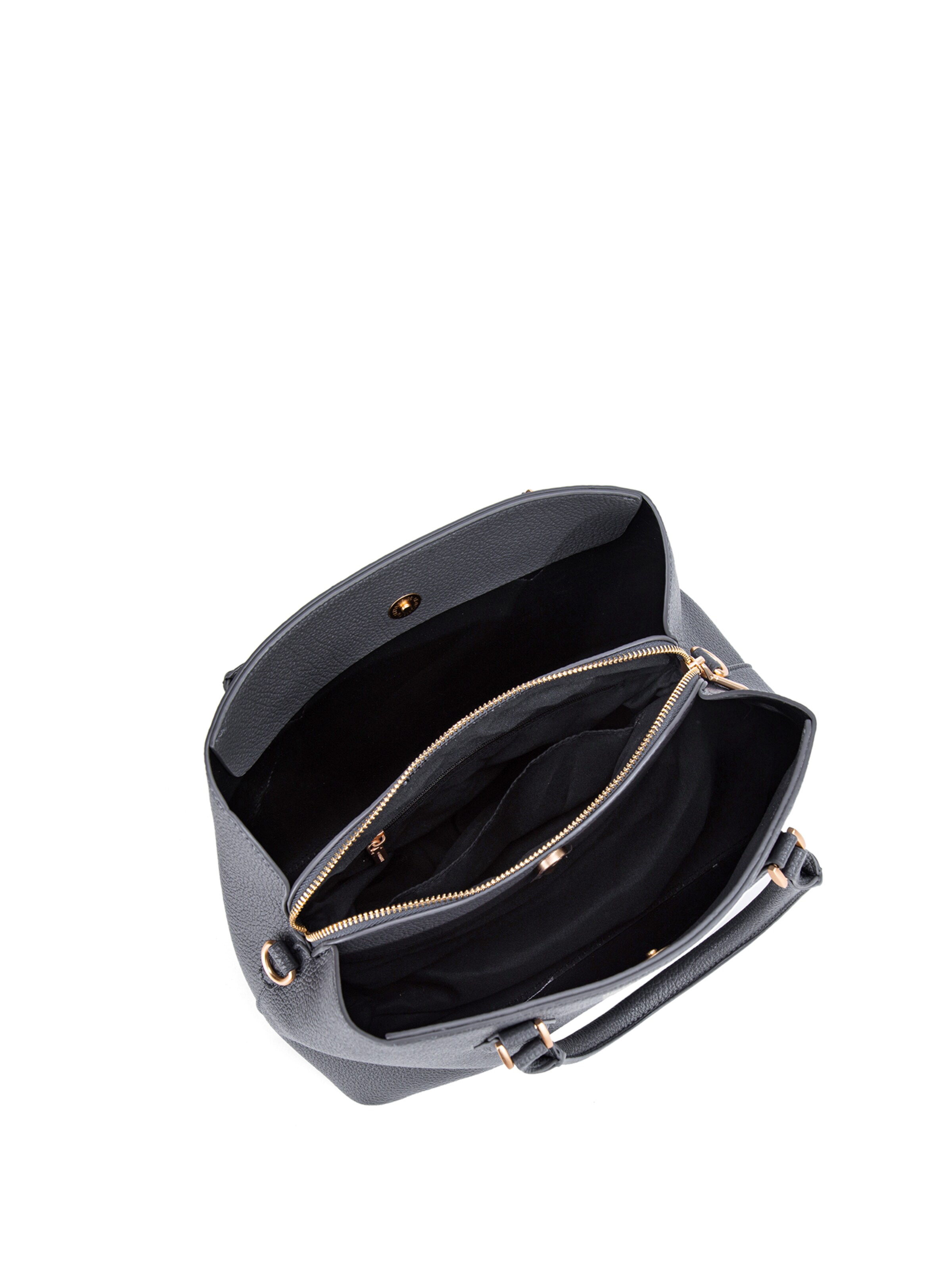Borsa a mano 'Borsa a Mano Donna Vegan Leather con Tracolla Rimovibile - Diana&Co' di Diana&Co. in marrone