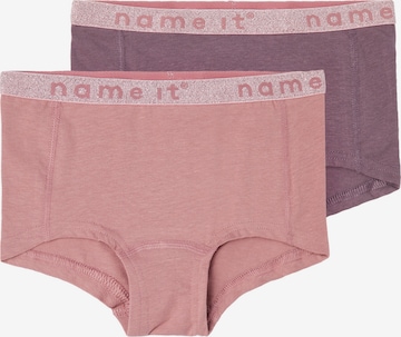 NAME IT Underpants in Purple: front