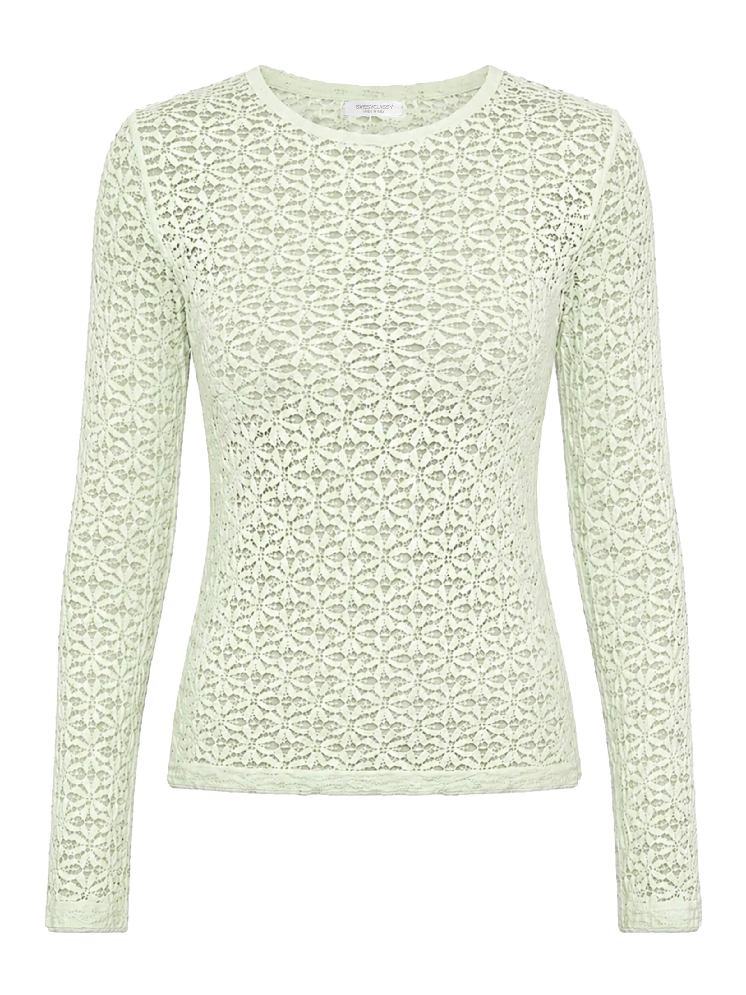 SASSYCLASSY Shirt‌‌ in Grün: Vorderseite