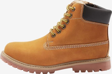 Bottes Next en orange : devant