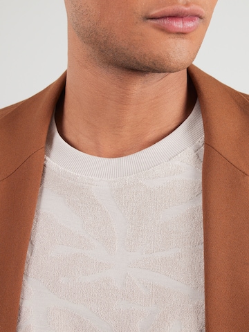 BOSS Shirt 'Flower' in Grey