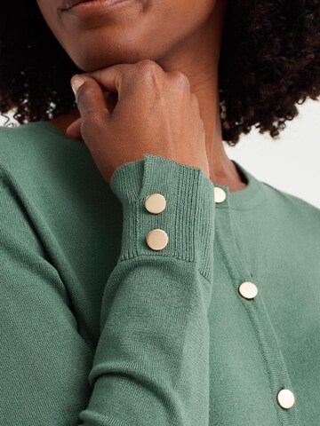 WE Fashion Knit cardigan in Green