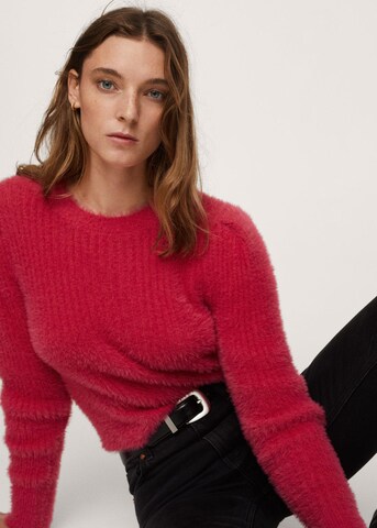 Pullover 'Olaf' di MANGO in rosso