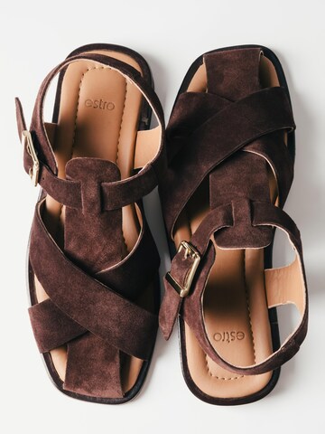 Sandales '144-4020' Estro en marron