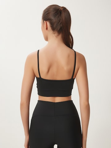 Bustier Soutien-gorge de sport Happiness İstanbul en noir
