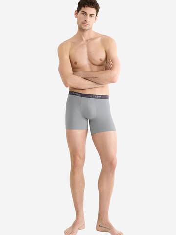 SLOGGI Langer Boxer ' Blue Start ' in Grau
