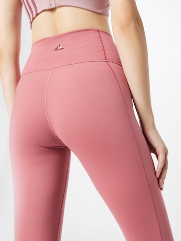 ADIDAS SPORTSWEAR Skinny Spodnie sportowe 'Studio' w kolorze różowy
