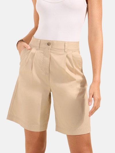 Friends Like These Bandplooibroek in de kleur Beige, Productweergave