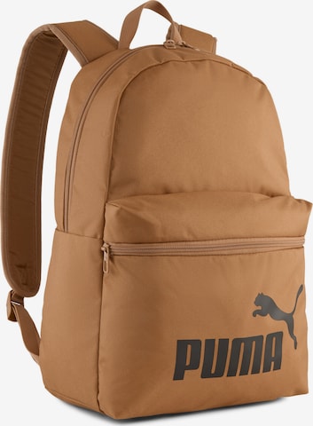 PUMA Backpack 'Phase' in Brown: front