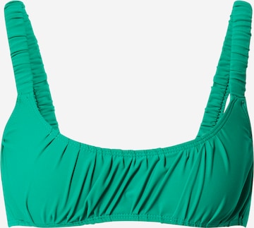 Public Desire Bikini Top in Green: front