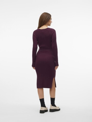Vero Moda Maternity Gebreide jurk 'VMMSaba' in Rood