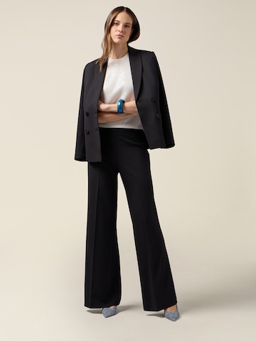 regular Pantaloni di oltre in nero: frontale