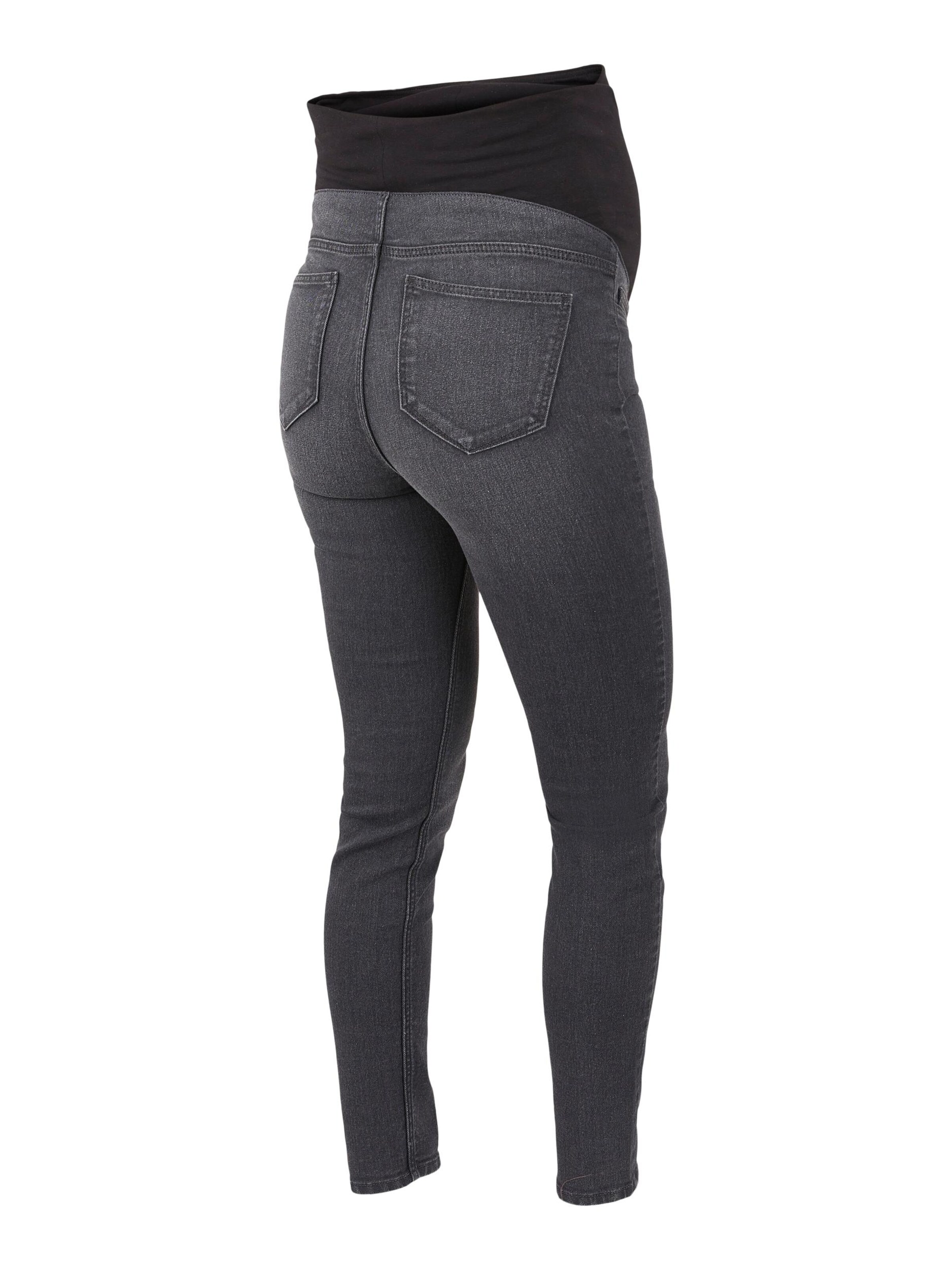 MAMALICIOUS Skinny Jeggings 'LAMY' in Grey
