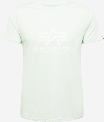 ALPHA INDUSTRIES Shirt in Groen: voorkant