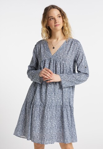 DreiMaster Vintage Summer Dress in Blue: front