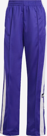 ADIDAS ORIGINALS Lużny krój Spodnie 'Adibreak' w kolorze fioletowy: przód