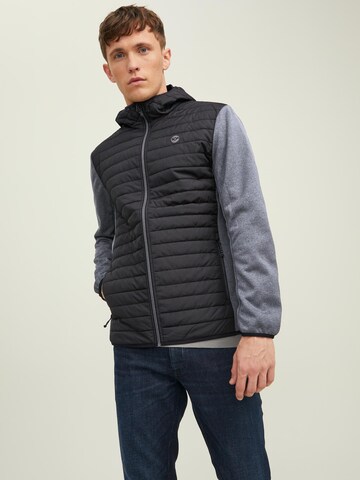 JACK & JONES Regular Fit Overgangsjakke i sort: forside