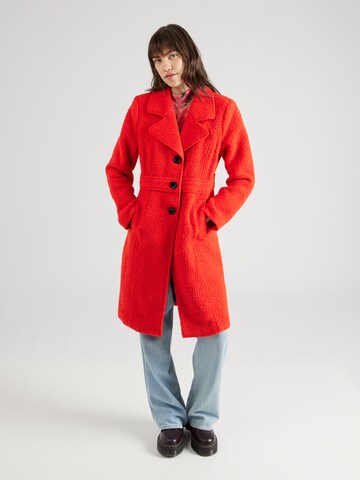 Freequent Between-Seasons Coat 'REDY' in Red: front