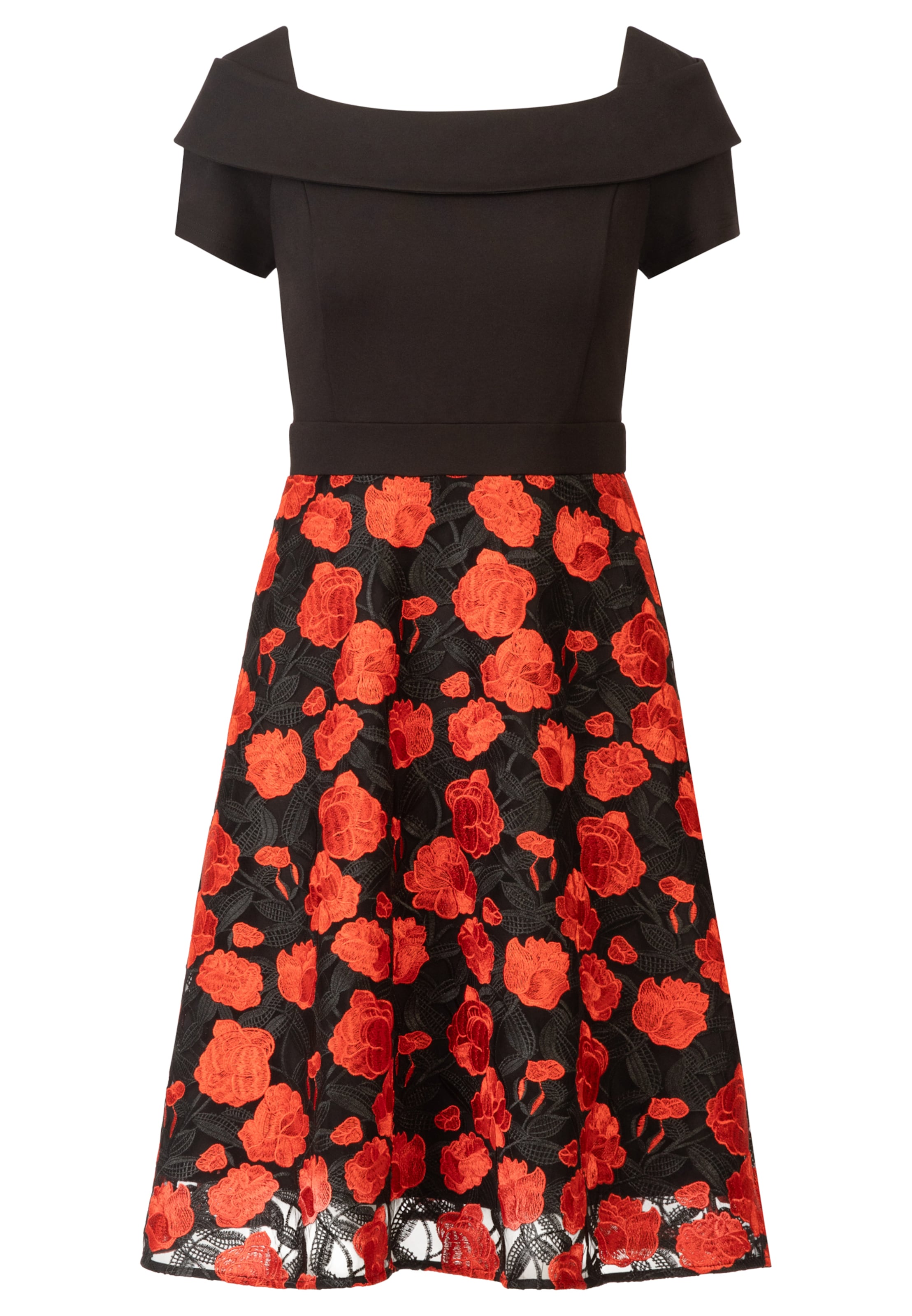 Kraimod Kokteilové šaty - Červená: predná strana