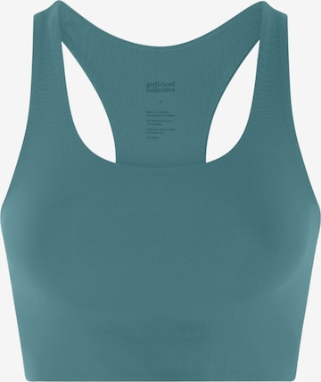Girlfriend Collective Bustier Toppi ' Paloma ' värissä vihreä: etupuoli
