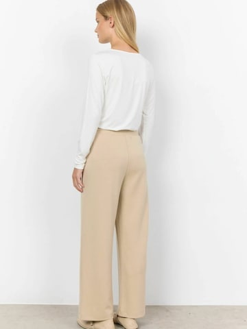 Soyaconcept Wide Leg Bukser 'BANU' i beige