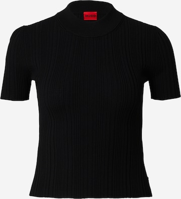 HUGO Red Sweater 'Sarpharim' in Black: front