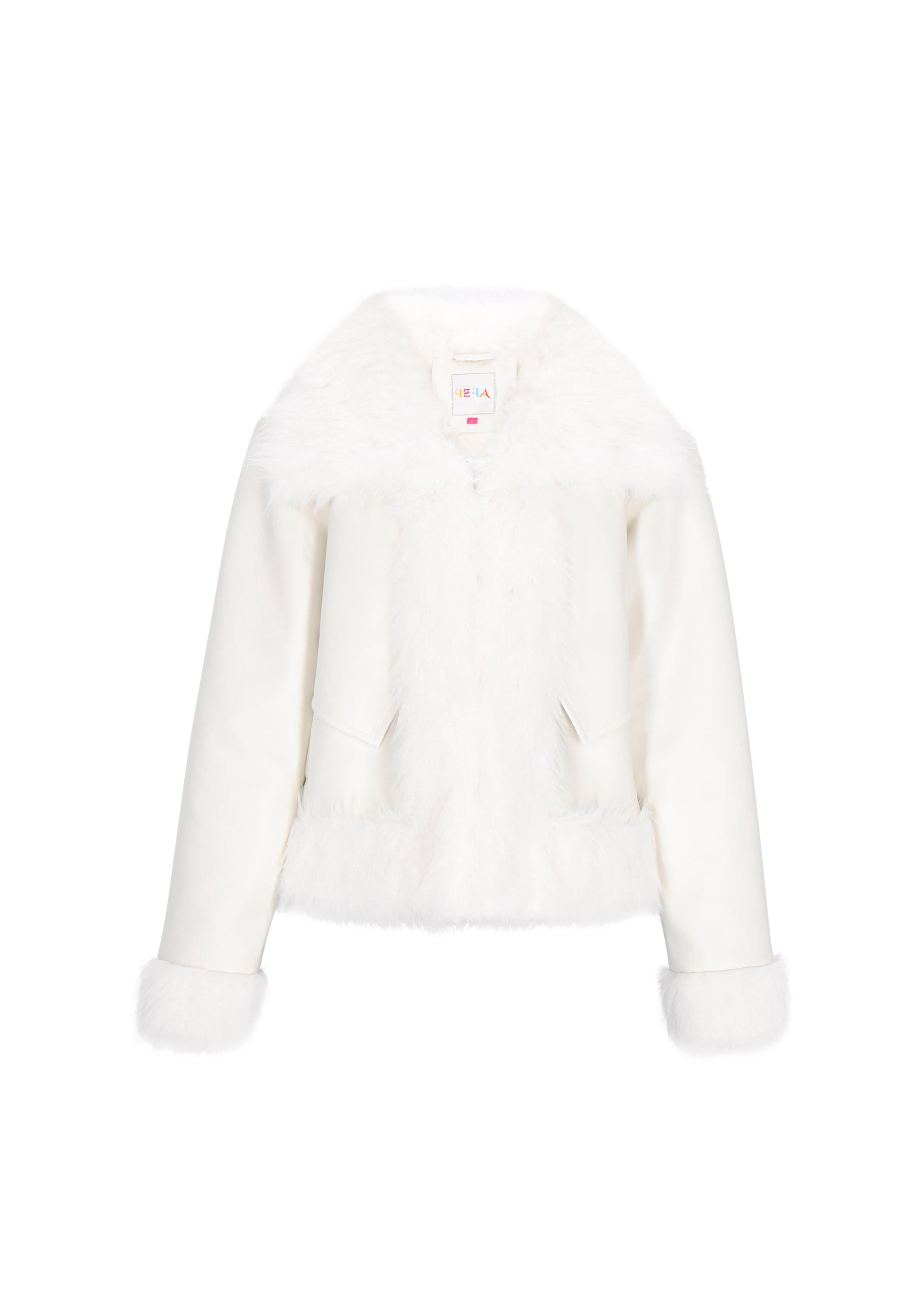 IZIA Zimní bunda 'Fashion Look' – bílá: přední strana