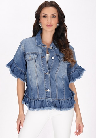 faina Jacke in Blau: Vorderseite