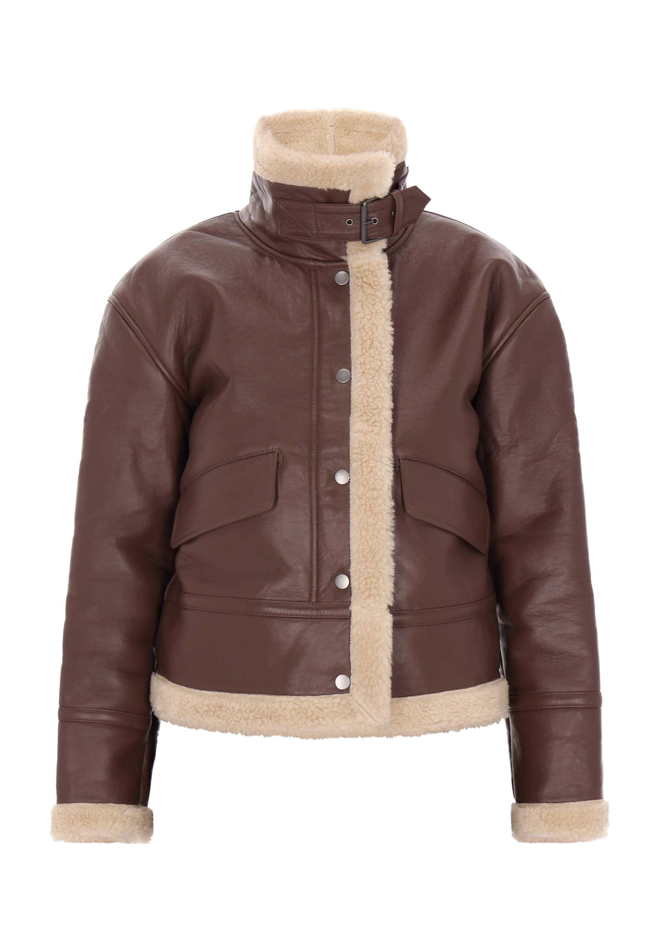 DreiMaster Vintage Between-season jacket in Brown: front