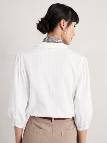 Camicia da donna 'Hope Cottage' di Seasalt Cornwall in bianco