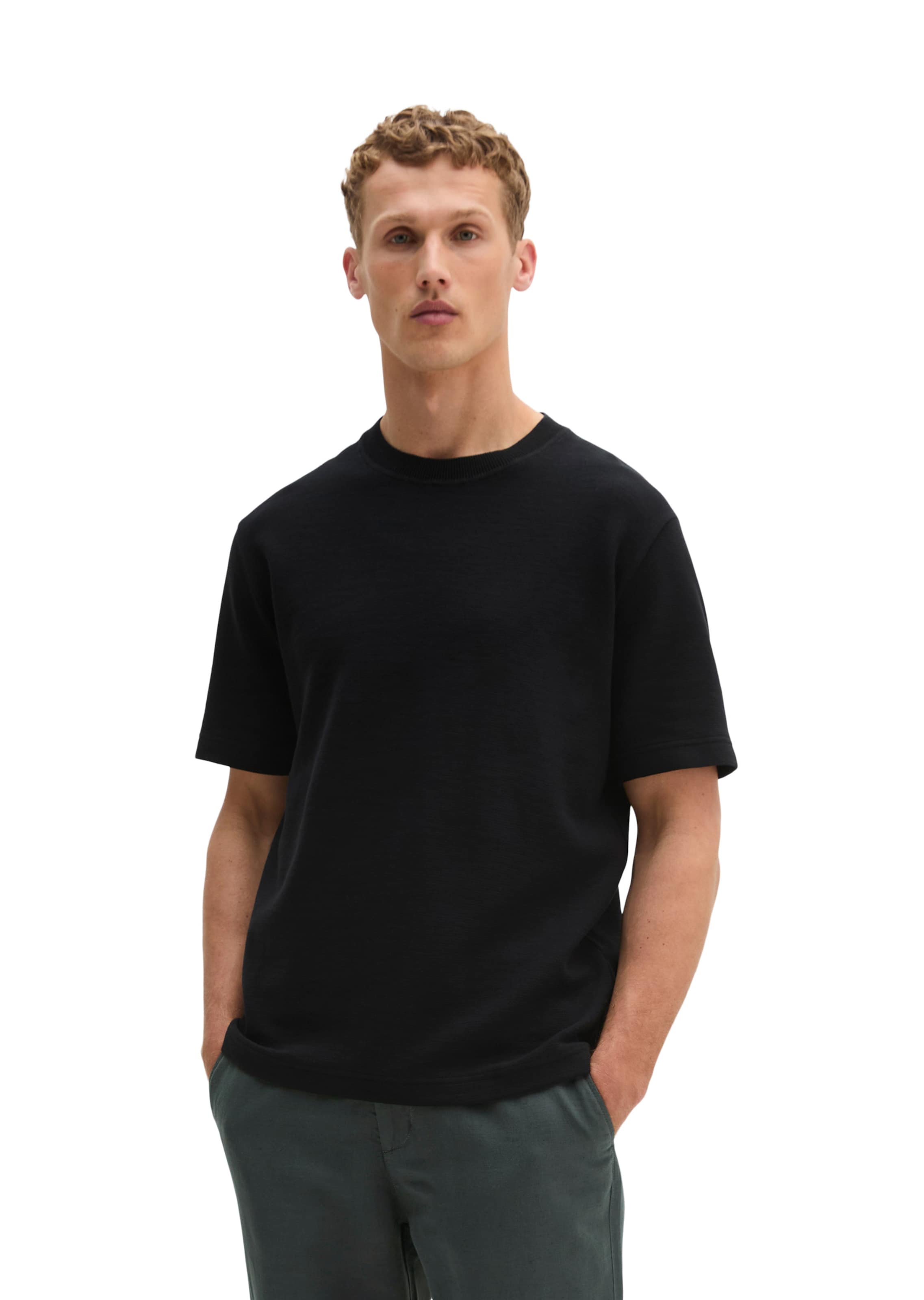 Marc O'Polo Shirt in Black: front