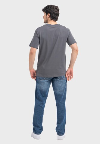 Oldskull T-Shirt 'Basic Osk' in Grau