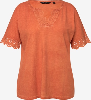 T-shirt Ulla Popken en orange : devant